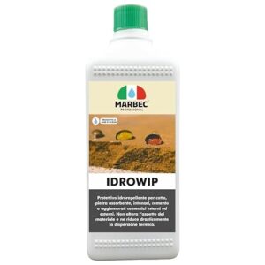 MARBEC IDROWIP 1LT Protettivo idrorepellente per materiali lapidei assorbenti: cotto, pietra, intonaci e agglomerati cementizi