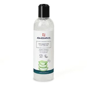 Naissance Gel di Aloe Vera (No. 707) 250ml – Rinfrescante, Lenitivo e Idratante, Doposole, per Tutti i Tipi di Pelle, Viso, Corpo e Capelli