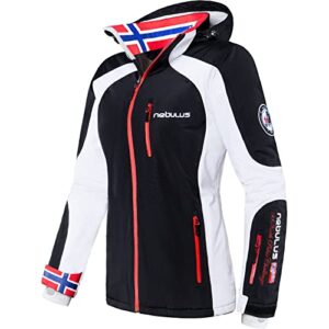 Nebulus 680, Giacca da Sci Donna, Nero, S (36)
